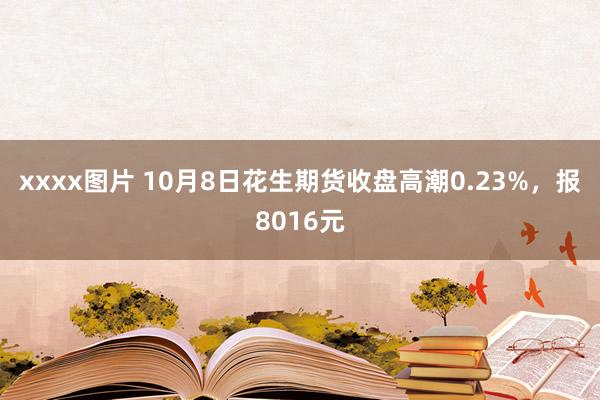 xxxx图片 10月8日花生期货收盘高潮0.23%，报8016元