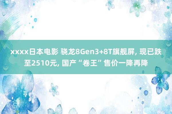 xxxx日本电影 骁龙8Gen3+8T旗舰屏， 现已跌至2510元， 国产“卷王”售价一降再降