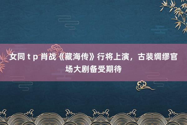 女同 t p 肖战《藏海传》行将上演，古装绸缪官场大剧备受期待