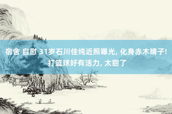 宿舍 自慰 31岁石川佳纯近照曝光， 化身赤木晴子! 打篮球好有活力， 太甜了