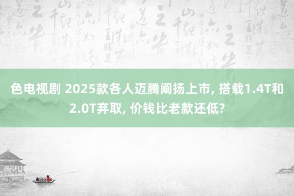 色电视剧 2025款各人迈腾阐扬上市， 搭载1.4T和2.0T弃取， 价钱比老款还低?